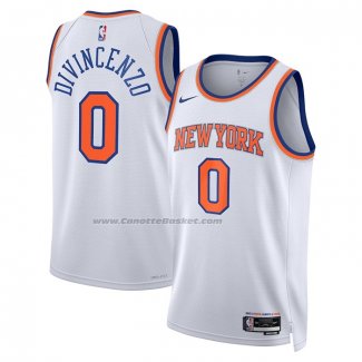 Maglia New York Knicks Donte Divincenzo #0 Association Bianco