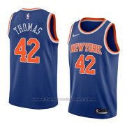 Maglia New York Knicks Lance Thomas #42 Icon 2018 Blu