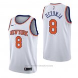 Maglia New York Knicks Mario Hezonja #8 Association Bianco