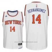 Maglia New York Knicks Willy Hernangomez #14 Bianco