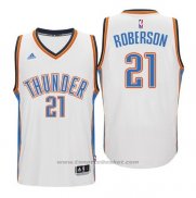 Maglia Oklahoma City Thunder Andre Roberson #21 Bianco