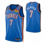 Maglia Oklahoma City Thunder Chet Holmgren #7 Icon Blu