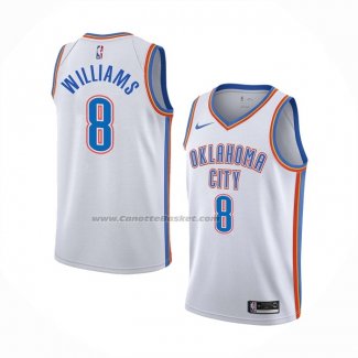 Maglia Oklahoma City Thunder Jalen Williams #8 Association Bianco