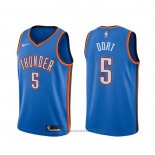 Maglia Oklahoma City Thunder Luguentz Dort #5 Icon 2020 Blu