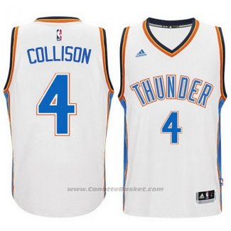 Maglia Oklahoma City Thunder Nick Collison #4 Bianco