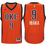 Maglia Oklahoma City Thunder Serge Ibaka #9 Arancione