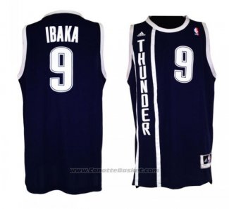 Maglia Oklahoma City Thunder Serge Ibaka #9 Blu