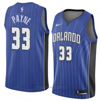 Maglia Orlando Magic Adreian Payne #33 Icon 2018 Blu