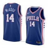 Maglia Philadelphia 76ers James Michael Mcadoo #14 Icon 2018 Blu