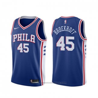 Maglia Philadelphia 76ers Ryan Broekhoff #45 Icon Blu