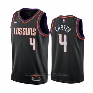 Maglia Phoenix Suns Jevon Carter #4 Citta Nero