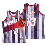 Maglia Phoenix Suns Steve Nash NO 13 Mitchell & Ness 1996-97 Bianco