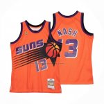 Maglia Phoenix Suns Steve Nash No 13 Mitchell & Ness 1996-97 Arancione