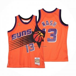 Maglia Phoenix Suns Steve Nash No 13 Mitchell & Ness 1996-97 Arancione