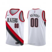 Maglia Portland Trail Blazers Carmelo Anthony #00 Association 2019-20 Bianco