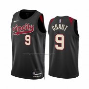 Maglia Portland Trail Blazers Jerami Grant #9 Citta 2023-24 Nero