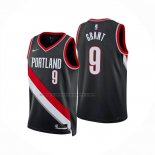 Maglia Portland Trail Blazers Jerami Grant No 9 Icon 2024-25 Nero