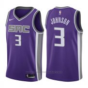 Maglia Sacramento Kings Joe Johnson #3 Icon 2017-18 Viola
