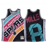 Maglia San Antonio Spurs Patty Mills #8 Mitchell & Ness Big Face Nero