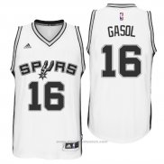 Maglia San Antonio Spurs Pau Gasol #16 Bianco