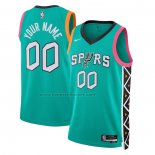 Maglia San Antonio Spurs Personalizzate Citta 2022-23 Verde