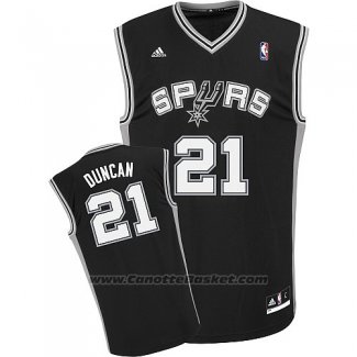 Maglia San Antonio Spurs Tim Duncan #21 Nero