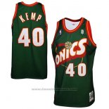 Maglia Seattle SuperSonics Shawn Kemp #40 Historic Retro Verde