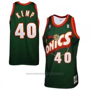 Maglia Seattle SuperSonics Shawn Kemp #40 Historic Retro Verde