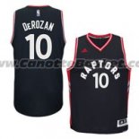 Maglia Toronto Raptors DeMar DeRozan #10 Nero