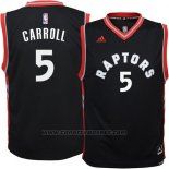 Maglia Toronto Raptors DeMarre Carroll #5 Nero