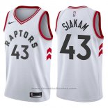 Maglia Toronto Raptors Pascal Siakam #43 Association 2017-18 Bianco