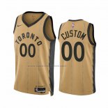 Maglia Toronto Raptors Personalizzate Citta 2023-24 Or