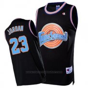 Maglia Tune Squad Michael Jordan #23 Nero