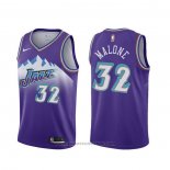 Maglia Utah Jazz Karl Malone #32 Classic Edition 2019-20 Viola