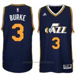 Maglia Utah Jazz Trey Burke #3 Blu