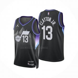 Maglia Utah Jazz Walter Clayton Jr No 13 Statement 2025-26 Nero