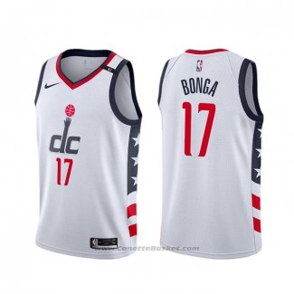 Maglia Washington Wizards Isaac Bonga #17 Citta Bianco