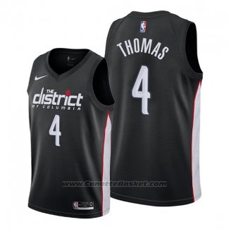 Maglia Washington Wizards Isaiah Thomas #4 Citta Nero