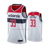 Maglia Washington Wizards Kyle Kuzma NO 33 Association 2020-21 Bianco