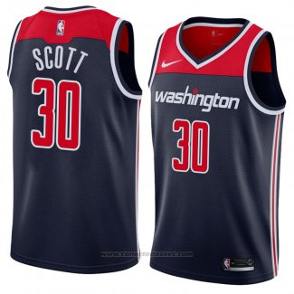 Maglia Washington Wizards Mike Scott #30 Statement 2018 Nero