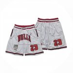 Pantaloncini Chicago Bulls Mitchell & Ness Just Don 1997-98 Bianco