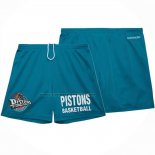 Pantaloncini Detroit Pistons Mitchell & Ness Hardwood Classics Verde
