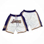 Pantaloncini Los Angeles Lakers Just Don Bianco