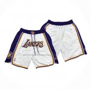 Pantaloncini Los Angeles Lakers Just Don Bianco