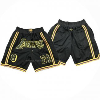 Pantaloncini Los Angeles Lakers Just Don Nero
