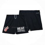 Pantaloncini Miami Heat Mitchell & Ness Hardwood Classics Nero