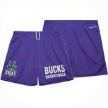 Pantaloncini Milwaukee Bucks Mitchell & Ness Hardwood Classics Viola