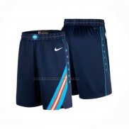 Pantaloncini Oklahoma City Thunder Citta 2025-26 Blu