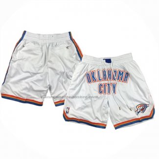 Pantaloncini Oklahoma City Thunder Just Don Bianco