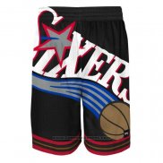 Pantaloncini Philadelphia 76ers Mitchell & Ness Big Face Nero